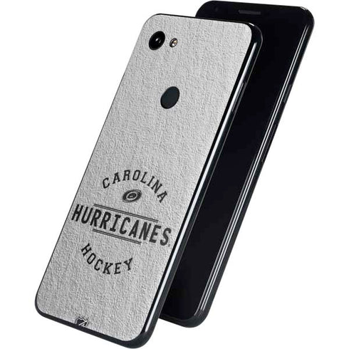 NHL Carolina Hurricanes Black Text Google Pixel 3a XL Skin